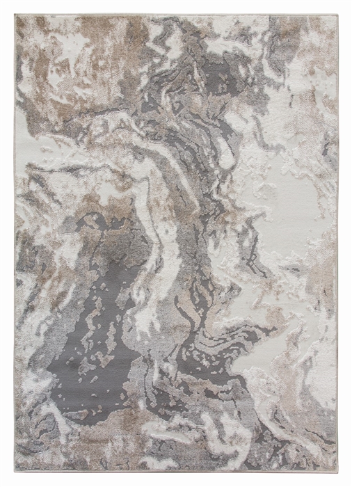 Greige Abstract Rug Greige Abstract Modern Rug - Casino Marble