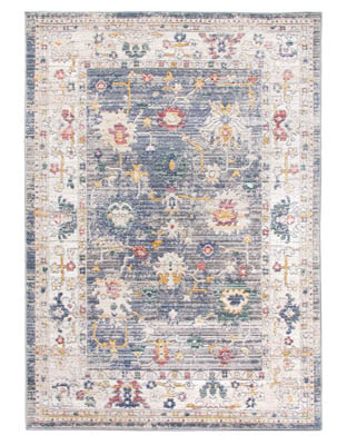Passion Bloom Shaggy Rug - Multicoloured